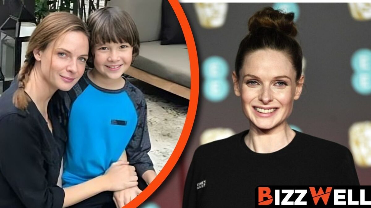 Rebecca Ferguson and her son Isac Hallberg