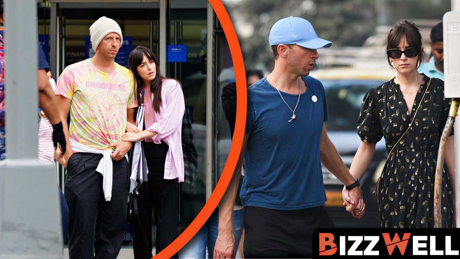 Dakota Johnson and Chris Martin