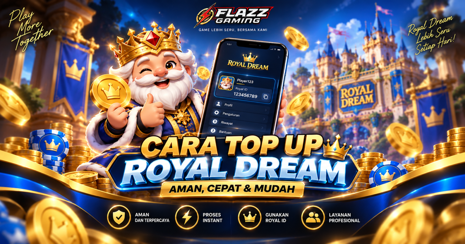 Top Up Royal Dream yang Aman: 6 Kesalahan yang Sering Bikin Koin Nggak Masuk cara top up Royal Dream yang aman lewat Royal ID